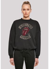 F4NT4STIC Damen Sweatshirt "The Rolling Stones Tour '78 Vector", schwarz, casual, Gr. S, Obermaterial: 65% Baumwolle, 35% Polyester, Sweatshirts,
