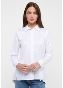 Eterna Damen Hemdbluse "LOOSE FIT", weiß, casual, Gr. 42, 100% cotton, Blusen, EASY IRON (bügelleicht)