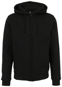 Urban Classics Herren Sweatjacke "Urban Classics Herren 2-tone Zip Hoody", schwarz, Gr. XS, 65% Baumwolle, 35% Polyester, Sweatjacken