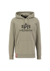 Herren Hoodie "Alpha Industries Men - Hoodies Basic Hoodie", grün, Gr. XXS, Alpha Industries, Obermaterial: 80% Baumwolle, 20% Polyester, Sweatshirts