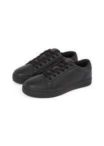 Herren Sneaker "CLASSIC CUPSOLE LOW OHB", Calvin Klein Jeans, Gr. 47, schwarz, Leder, Lederimitat, unifarben, sportlich, Schuhe, Freizeitschuh,