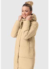 Marikoo Damen Winterjacke "Soranaa", beige, Gr. XXL, Obermaterial: 100% Polyester; Futter: 100% Polyester; Wattierung: 100% Polyester; Ärmelfutter: