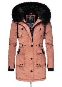 Navahoo Damen Wintermantel "Luluna Prc", braun, modisch, Gr. S, Oberstoff: 100% Polyester, Futter: 100% Polyester, Wattierung: 100% Polyester,