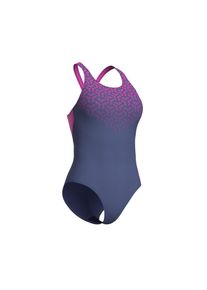 arena Damen Badeanzug "WOMEN'S arena KIKKO V SWIMSUIT V BACK GRAPHIC"future dusk,, sportlich, Gr. 34, Obermaterial: 80% Polyamid, 20% Elasthan,