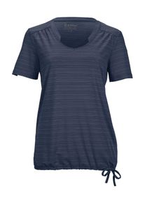 Killtec Damen T-Shirt "KOS 46 WMN TSHRT", blau, sportlich, Gr. 36, Oberstoff: 93% Polyester, 7% Elasthan, Shirts, Schnelltrocknend,