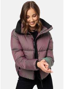 Navahoo Damen Steppjacke "Sternschnüppchen", lila, modisch, Gr. XL, Obermaterial: 55% Nylon, 45% Polyester, Futter: 100% Polyester, Wattierung: 100%