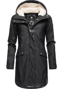 Ragwear Damen Regenjacke "Tinsley", schwarz, sportlich, Gr. L, Außenmaterial: 100% Polyester, Innenfutter: 100% Polyester, Wattierung: 100%