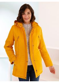 Classic Basics Damen Steppjacke, gelb, Gr. 56, unifarben, 100% Polyester, Jacken