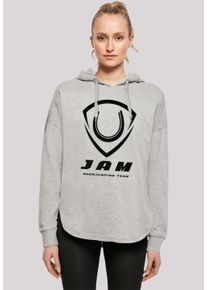 F4NT4STIC Damen Kapuzenpullover "JAM Showjumping", grau, casual, Gr. S, Obermaterial: 100% Baumwolle, Pullover, Print