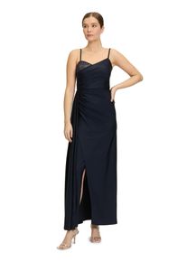 Vera Mont Damen Abendkleid "Vera Mont Abendkleid mit Schmucksteinen", blau, feminin, Gr. 44, Jersey, Obermaterial: 81% Polyamid, 19% Elasthan.