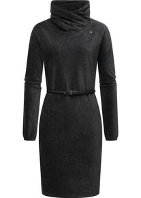 Ragwear Damen Sweatkleid "Belita", grau, modisch, Gr. XL, Strick, Obermaterial: 62% Baumwolle, 35% Polyester, 3% Elasthan, Kleider, warmes Cord-Kleid