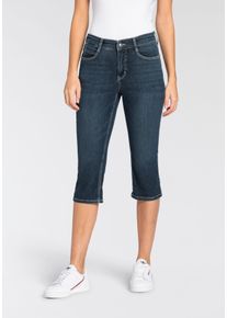 MAC Damen Caprijeans "Dream-Sum", blau, casual, Gr. 32, Abriebeffekte, Denim/Jeans, Obermaterial: 75% Baumwolle, 12% Modal, 9% Polyester, 4%