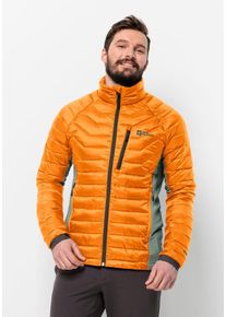 Jack Wolfskin Herren Funktionsjacke "ROUTEBURN PRO INS JKT M", orange, Gr. XL, 1. OBERSTOFF 100% POLYESTER 2. OBERSTOFF 93% POLYESTER, 7% ELASTHAN