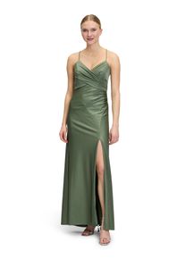 Vera Mont Damen Abendkleid "Vera Mont Abendkleid im Glitzer-Look", grün, feminin, Gr. 36, Obermaterial: 81% Polyamid, 19% Elasthan. Besatz: 100%