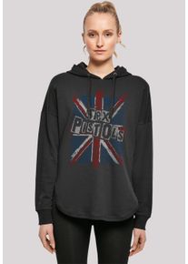 F4NT4STIC Damen Kapuzenpullover "Sex Pistols Anarchy Flag", schwarz, casual, Gr. L, Obermaterial: 100% Baumwolle, Pullover, Premium Qualität