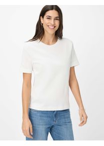 Brax Damen Kurzarmshirt "Style CIRA", weiß, Gr. 38, 100% Baumwolle, Shirts