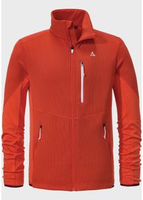 Schöffel SCHÖFFEL Herren Fleecejacke "Fleece Jacket Lodron M", orange, sportlich, Gr. 52, Oberstoff : 94% Polyester 6% Elasthan, Jacken