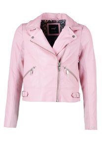 Maze Damen Lederjacke "Sweeny2", pink, Gr. S, Obermaterial: 100% Lammleder / Futter: 100% Polyester / Strick: 95% baumwolle, 5% Elastan, Jacken