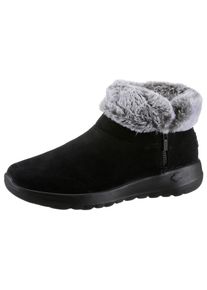 Skechers Damen Winterboots "ON-THE-GO JOY - SAVVY", Gr. 37, schwarz, Veloursleder, casual, Schuhe, mit 3M Scotchgard-Imprägnierung
