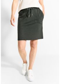 Cecil Damen Jerseyrock, grün, casual, Gr. XXL, unifarben, Stoff, 95% Viskose, 5% Elasthan, Röcke, Elastikbund mit Tunnelzug