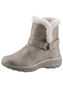 Skechers Damen Winterstiefel "EASY GOING-DREAMERS MOVE", Gr. 36, grau, Lederimitat, casual, Schuhe, Schlupfstiefel, Snowboots, Winterschuh mit