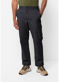 Jack Wolfskin Herren Trekkinghose "WANDERTHIRST PANTS M", grau, Gr. 48, OBERSTOFF 94% POLYAMID, 6% ELASTHAN FUTTER 65% POLYESTER, 35% BAUMWOLLE, Hosen