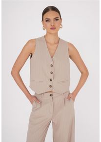FRESHLIONS Herren Softshellweste "Velvet", beige, elegant, Gr. M, 70% Polyester, 27% Viskose, 3% Elasthan, Westen, im eleganten Design