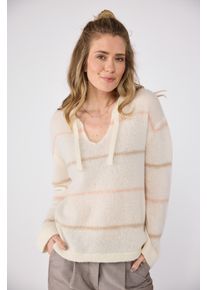 LIEBLINGSSTÜCK LIEBLINGSSTÜCK Damen Strickpullover "TacitaL", beige, modisch, Gr. 44, unifarben, gestreift, gemustert, Strick, Obermaterial: 50% Alpaka, 28%