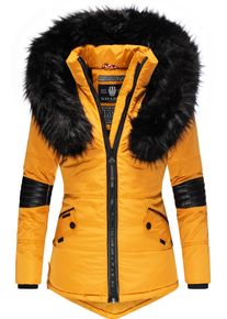 Navahoo Damen Winterjacke "Nirvana", gelb, modisch, Gr. XS, Oberstoff: 100% Polyester, Futter: 100% Polyester, Wattierung: 100% Polyester,