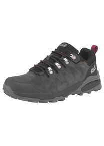 Jack Wolfskin Wanderschuh "REFUGIO TEXAPORE LOW W", Gr. 38, schwarz, Veloursleder, Textil, sportlich, Schuhe, Wasserdicht
