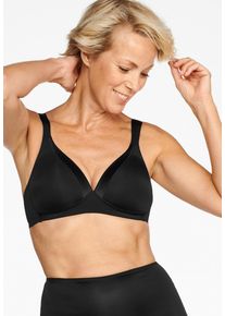 Naturana Damen Bügelloser BH "The Wednesday", Gr. 80, schwarz, Obermaterial: 89% Polyamid, 11% Elasthan. Futter: 100% Polyester. Spitze: 64%