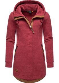 Ragwear Damen Sweatjacke "Letty Intl.", lila, sportlich, Gr. 4XL, Sweatware, 54% Polyester, 41% Baumwolle, 5% Viskose, Sweatjacken, Sportliche