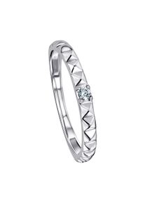 ONE ELEMENT Damen Diamantring "0,04 ct Diamant Brillant Ring aus 585 Weißgold", 54,mit Diamant, Weißgold 585-Diamanten, silber, Weißgold 585,