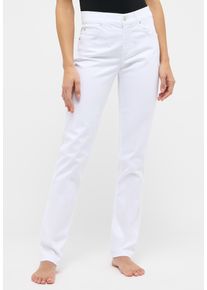 Angels Damen Straight-Jeans "CICI", weiß, casual, Gr. 34, Web, Obermaterial: 89% Baumwolle, 8% Polyester, 3% Elasthan, Jeans, in Slim Fit-Passform