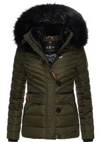 Navahoo Damen Winterjacke "Wisteriaa", grün, casual, Gr. XS, Oberstoff: 100% Polyester, Futter: 100% Polyester, Wattierung: 100% Polyester,
