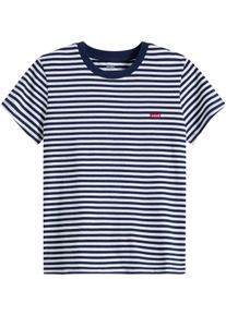 Levi's LEVI'S Damen T-Shirt "The perfect Tee"chest hit raita stripe, casual, Gr. L, gestreift, Jersey, Obermaterial: 100% Baumwolle, Shirts, mit kleiner