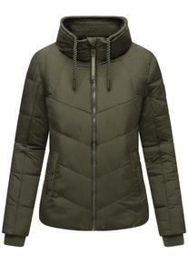 Navahoo Damen Steppjacke "Liebesfee 14", grün, modisch, Gr. XXL, Obermaterial: 100% Polyester (recycelt), Futter: 100% Polyester (recycelt),