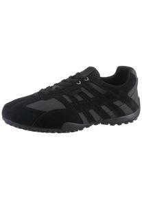 Geox Herren Sneaker "UOMO SNAKE A", Gr. 39, schwarz, Veloursleder, Lederimitat, sportlich, Schuhe, Freizeitschuh, Halbschuh, Schnürschuh mit