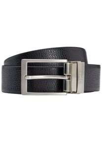 BOSS Damen Ledergürtel "Ollie", schwarz, Gr. 90, unifarben, Leder, Gürtel, mit BOSS Logo-Schriftzug auf der Metall-Schlaufe