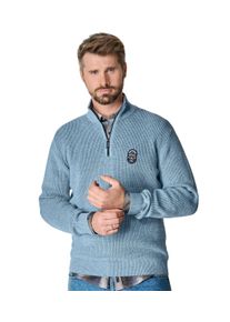 Casamoda Herren Troyer "Casamoda Troyer uni", blau, Gr. XXL, 62% Baumwolle, 28% Polyester, 10% Polyamid, Pullover