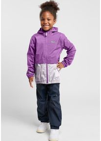 Jack Wolfskin Kinder Regenjacke "RAINY DAYS 2L JKT K", lila, Gr. 164, OBERSTOFF: 100% POLYAMID Futter: 100% POLYESTER, Jacken