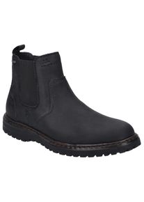 Josef Seibel Herren Chelseaboots "Erroll 51", Gr. 40, schwarz, Leder, casual, Schuhe, Komfortschuh, Freizeitschuh, Winterstiefel mit TEX-Ausstattung