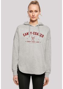 F4NT4STIC Damen Sweatshirt "Weihnachten Candy Coated Christmas", grau, casual, Gr. XL, Obermaterial: 100% Baumwolle, Sweatshirts, Weihnachten,