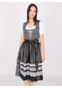 JCC Damen Dirndl "31023116", lila, Gr. 48, Obermaterial: 100% Baumwolle ; Futter: 100% Baumwolle ; Schürze: 100% Polyester, Kleider