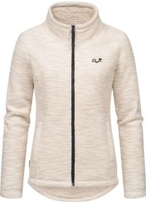 Ragwear Damen Strickjacke "Liram Melange", grau, sportlich, Gr. XXXL, Grobstrick, Obermaterial: 56% Baumwolle, 44% Polyester, Innenfutter: 100%
