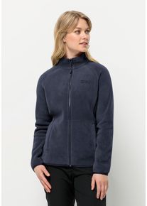 Jack Wolfskin Damen Fleecejacke "MOONRISE FZ W", blau, Gr. XS, OBERSTOFF: 100% POLYESTER; LINING: 100% POLYESTER, Jacken