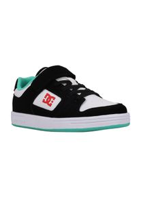 DC Shoes Kinder Sneaker "Manteca 4 V", Gr. 12schwarz, orange, grün, 51% Leder, 49% Synthetikmaterial, Schuhe