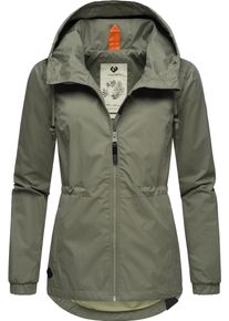 Ragwear Damen Outdoorjacke "Danka", grün, casual, Gr. S, Außenmaterial: 100% Polyester, Innenfutter: 100% Polyester, Jacken, Wasserdichte