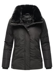 Navahoo Damen Winterjacke "Frostii XIV", schwarz, modisch, Gr. XXXL, Obermaterial: 100% Polyester (recycelt), Futter: 100% Polyester, Wattierung: