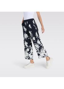 MAC Damen 3/4-Hose "CHIARA CROPPED", schwarz, modisch, Gr. 36, Obermaterial: 100% Viskose, Hosen, mit weitem, geradem Bein
